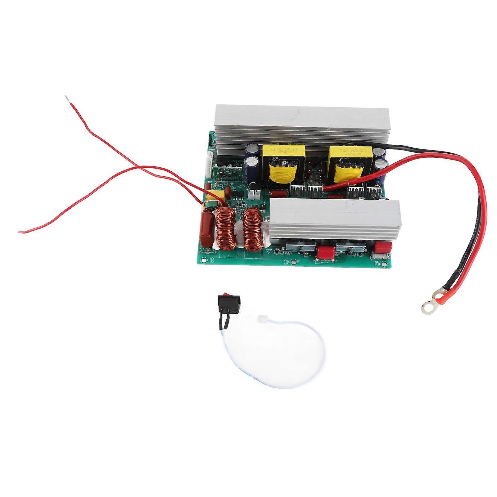 Pure Sine Wave Inverter, DC24V to AC220V Pure Sine Wave Mobile Power Inverter Board 1000W Multi Protection Inverter Module Board