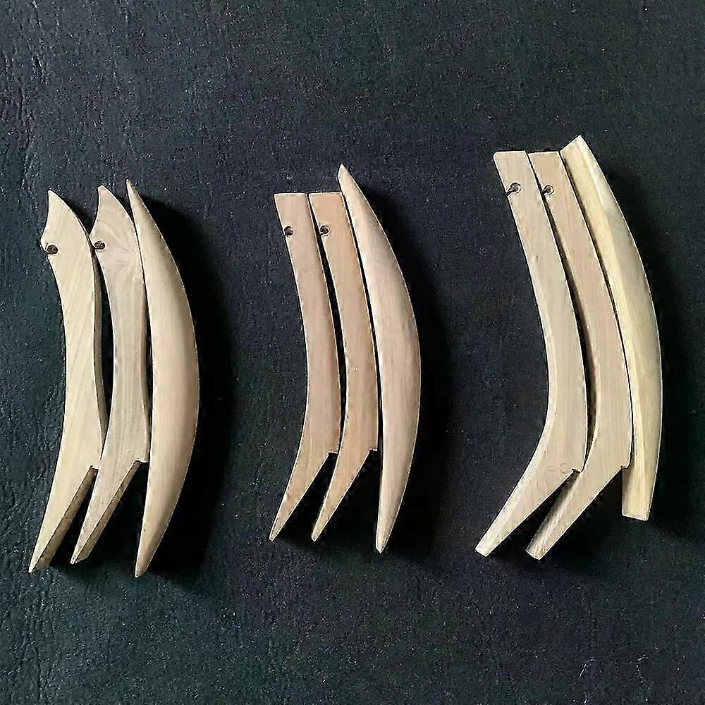 DIY Traditional Bow Right/Left Handle Bow Riser Wooden Slightly Set Make Archery Accessories Assembly Fit For Archery Hunting