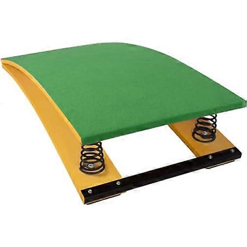Gymnastics vaulting board, sturdy springboard for home training, ideal for children and adults, trampoline exercise. Four springs, 60*120cm.