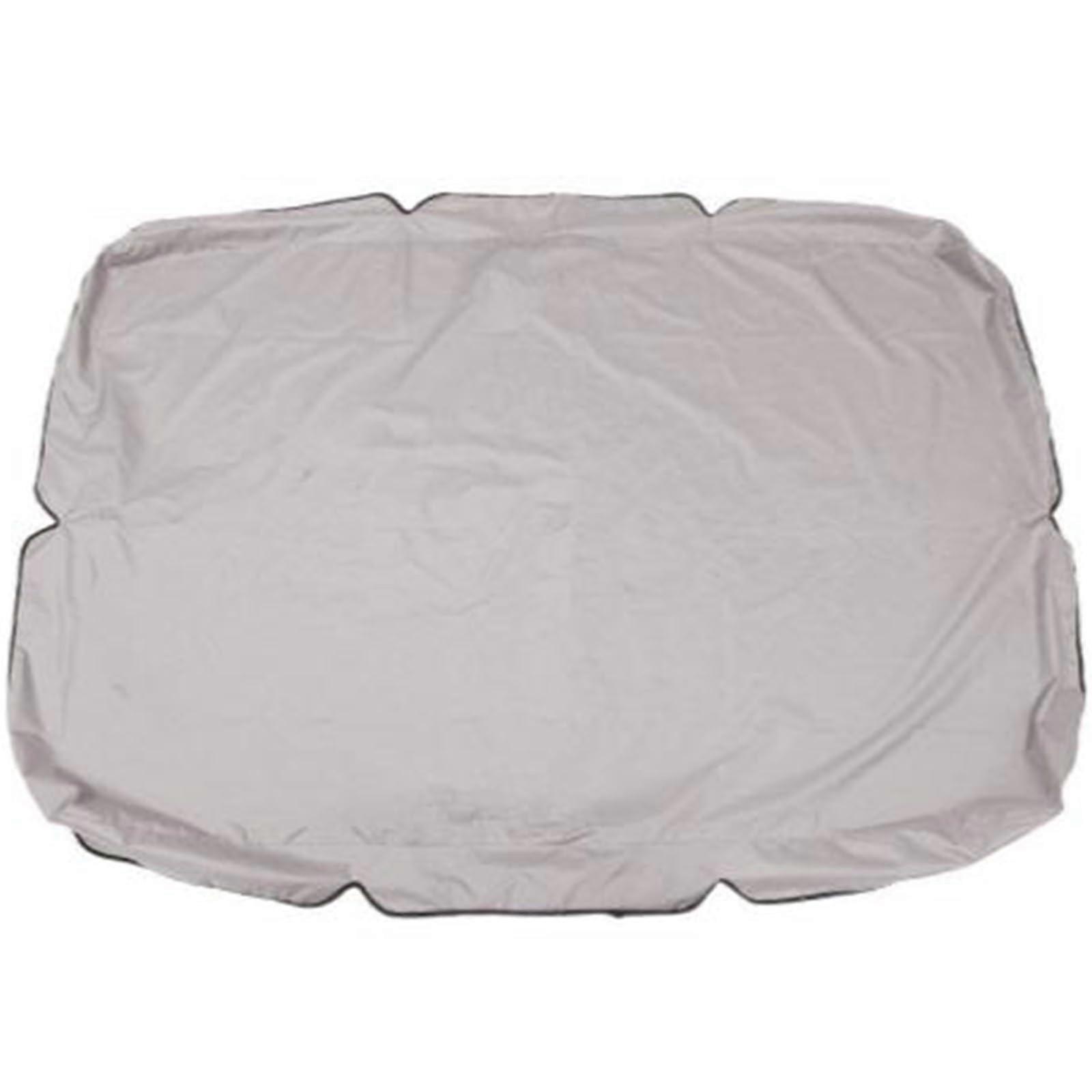 Swing Roof Cover - Waterproof Grey Replacement Roof for 3 & 4 Seater Outdoor Use, 249 x 185 x 18 cm