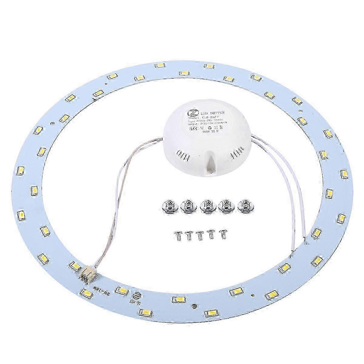 18W 220V 5730 SMD Circle Light LED Panel Round Ceiling Lamp Board Bulb Replacement Warm White