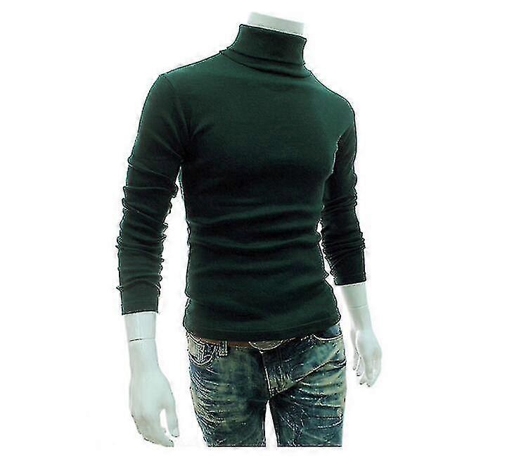 Herbst/Winter Rollkragenpullover Casual Slim Fit Pullover