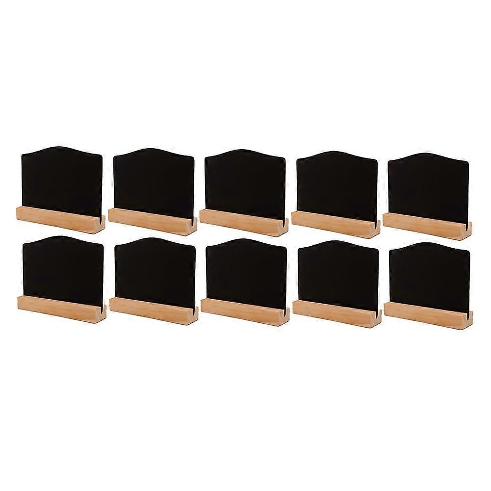 10 Pieces Mini Chalkboard, Message Board, Christmas, Decorative Mini Display, Chalkboard Ornament for Home, Bar