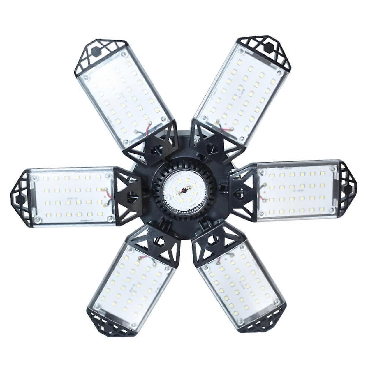 Energy-Saving Ceiling Fan Lights Waterproof LED Camping Lantern for Tent, Water Pipe Nozzle, ABS Material, Tree Design