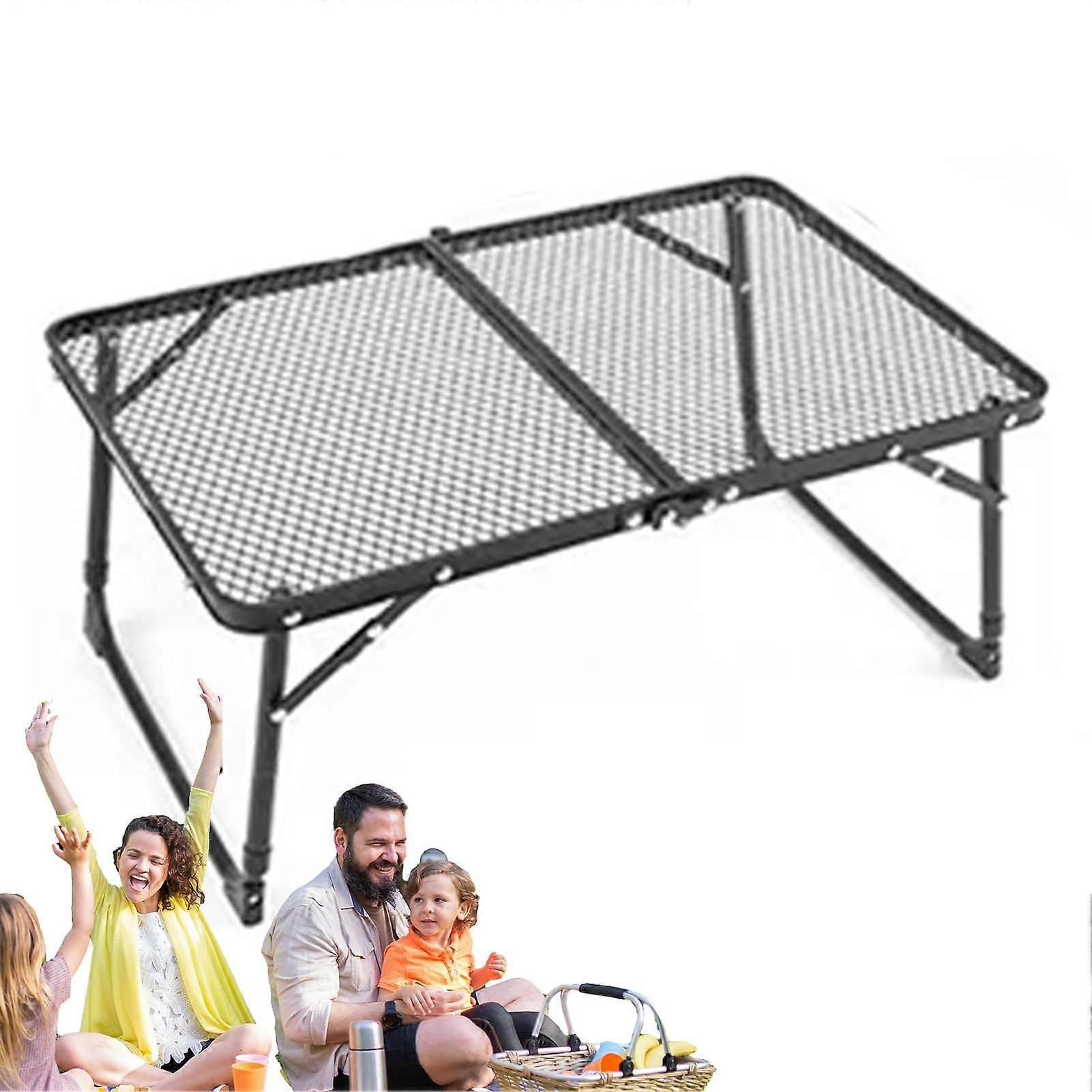 Portable folding table, grill table, nonslip outdoor for RVs, camping, tailgate