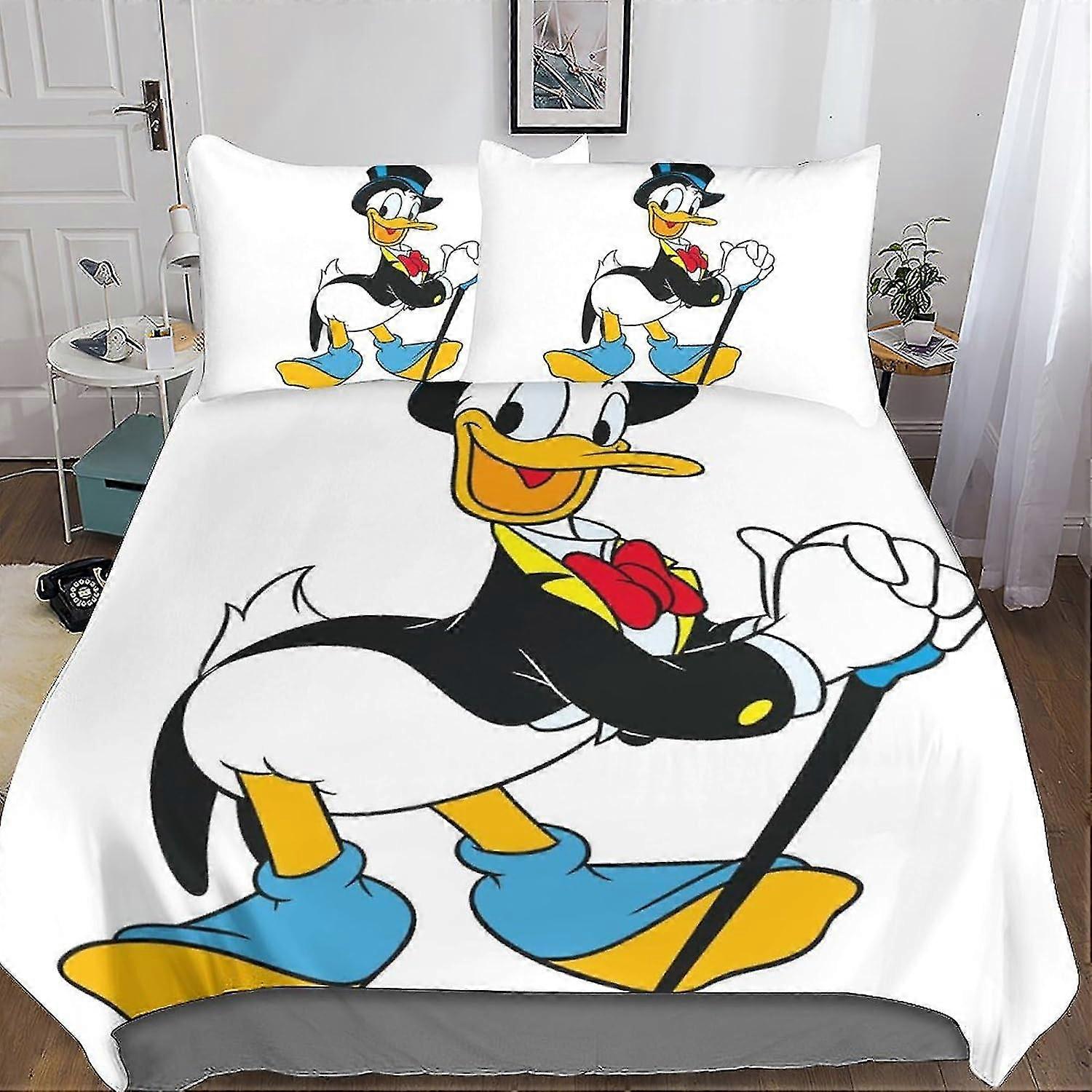 Conjunto de capa de edredom de anime fofo - Conjunto de cama de capa de edredom 3D para crianças com fecho de zíper, conjunto de 3 peças