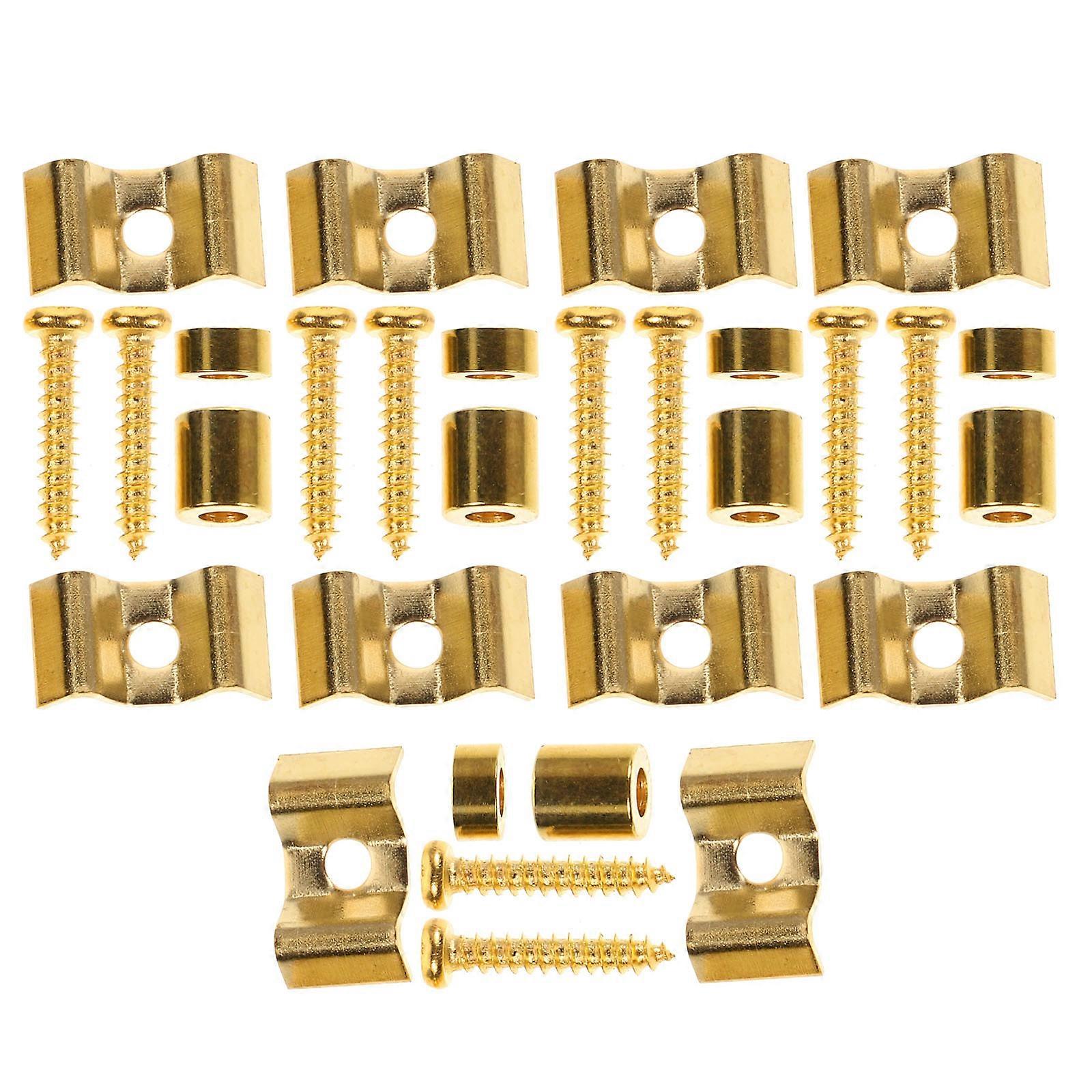 Electric Guitar Replacement Parts String Guide Retainers Easy Installation 5Sets For Performance And Practice