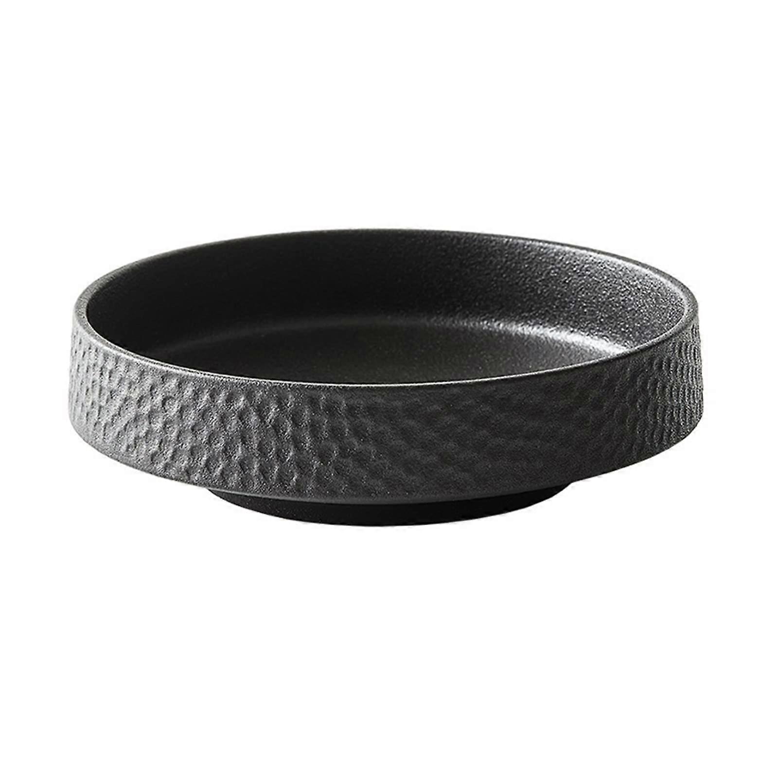 Teller GIZTAT Ceramic Salad Bowl Deep Dish Western Plate (Color: B, Size: 18.25.2cm)