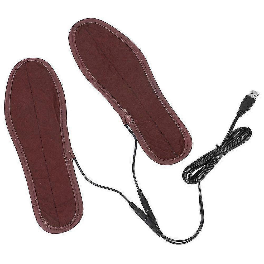 Electric Heated Shoe Insoles Comfortable Feet Warmer Temperature Controller