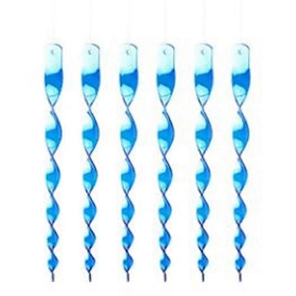 Blue 30cm Bird Repellent Reflex Startle Stick - Decorative Rotating Control - Keep Birds Away