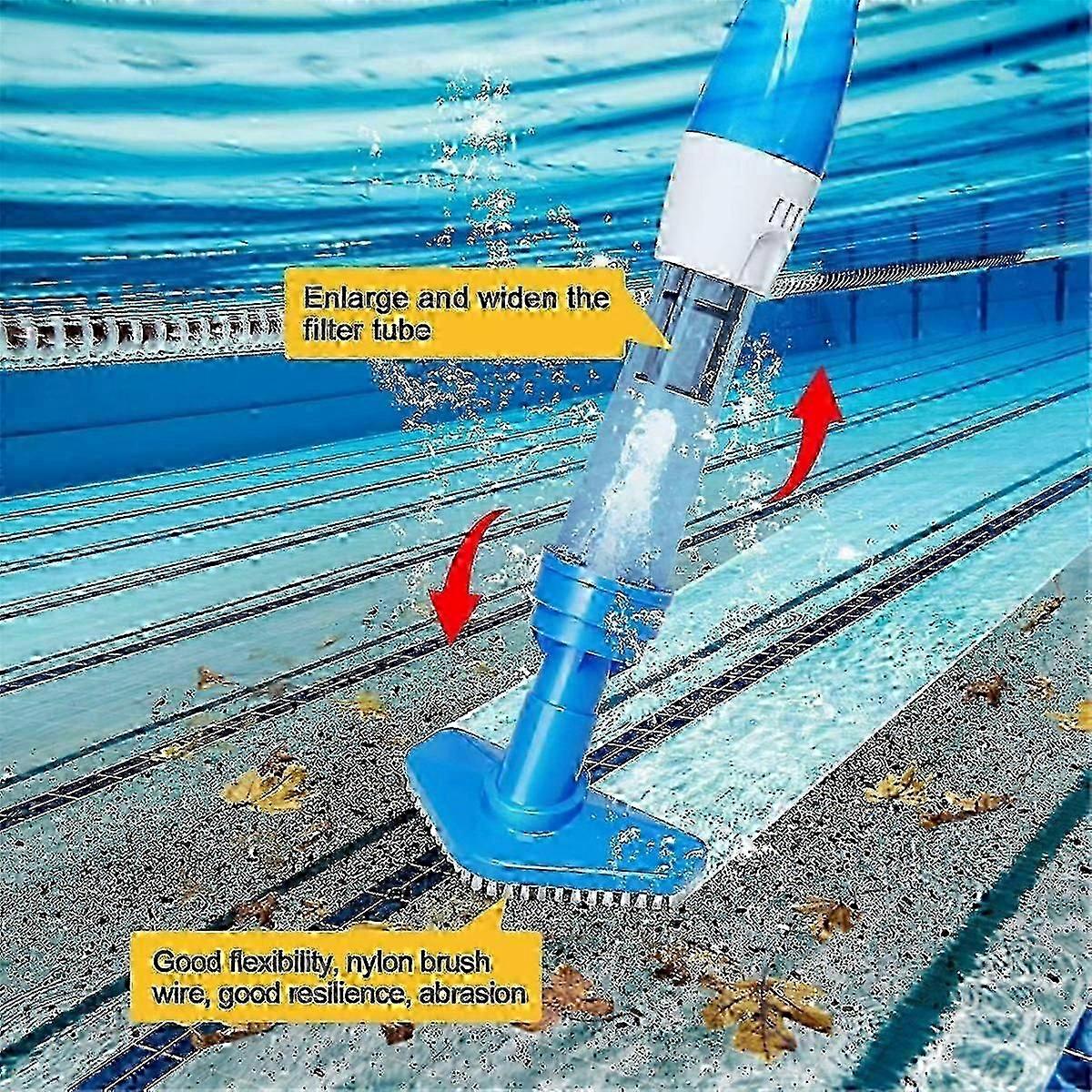 3 in 1 cordless rechargeable pool vacuum, handheld cleaner for spas, hot tubs and small pools