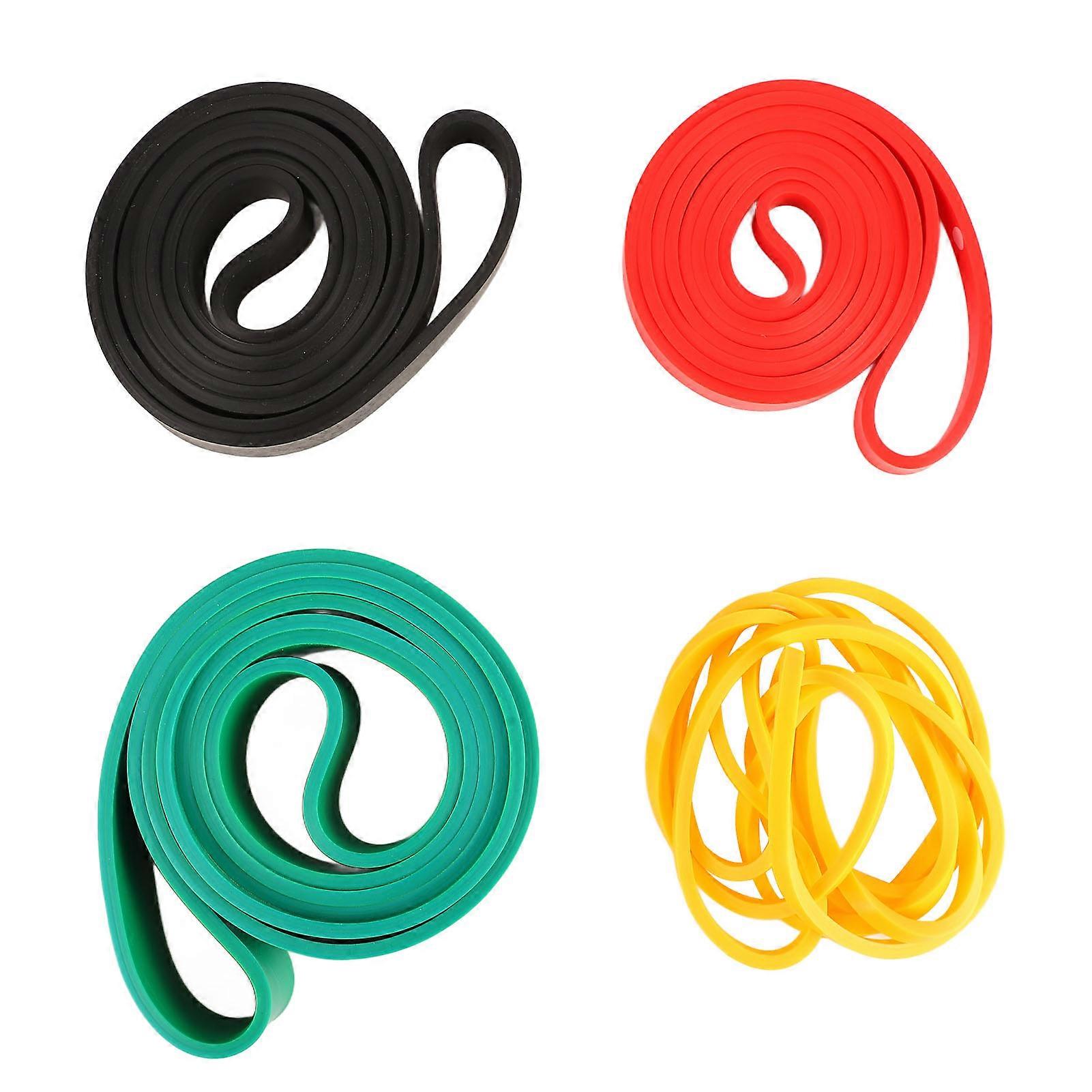 4Pcs Exercise Workout Bands High Elastic Resistance Bands for Working Out Men Women