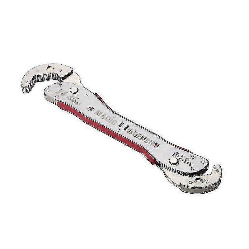 Universal Multi-function Magic Key Clea Automatic Ratchet Adjustable Wheel 9-45mmsilver, One Piece