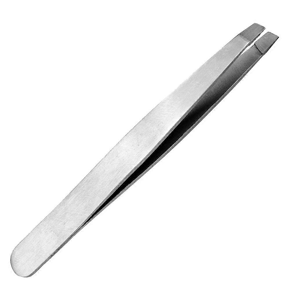 Eyebrow Tweezers – Epilating Forceps – Slanted Tip – Stainless Steel