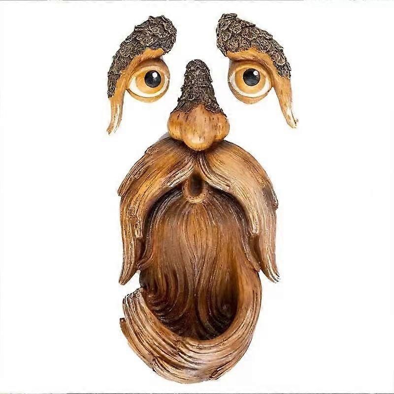 Tree Face, Tree Faces Outdoor, Bird Feeder Resin Yard Art Garden, Tree Decorations Outdoor, Tree Stump Decor, Outdoor Tree Decorations, Tree Faces Dec