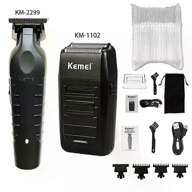 KM-2296 KM-2299 KM-1102 Hair Clipper Kit Men's Electric Shaver Hair Trimmer Machine Professional Hair Cutting Machine