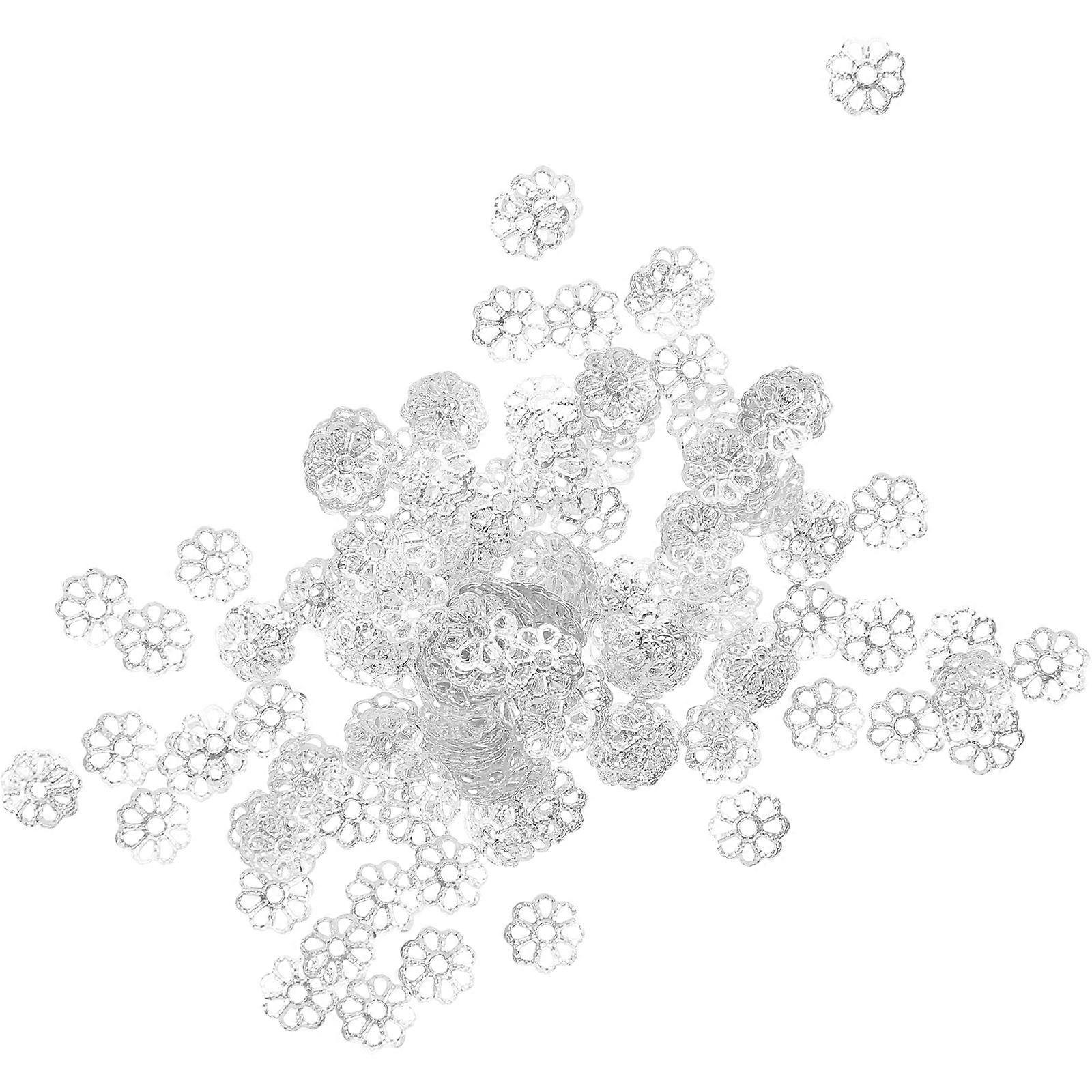 Flower Shape Spacer Beads Caps for DIY Jewelry Making – Bead Caps for Bracelets, Earrings, Necklaces, and Craft Projects (1200pcs)