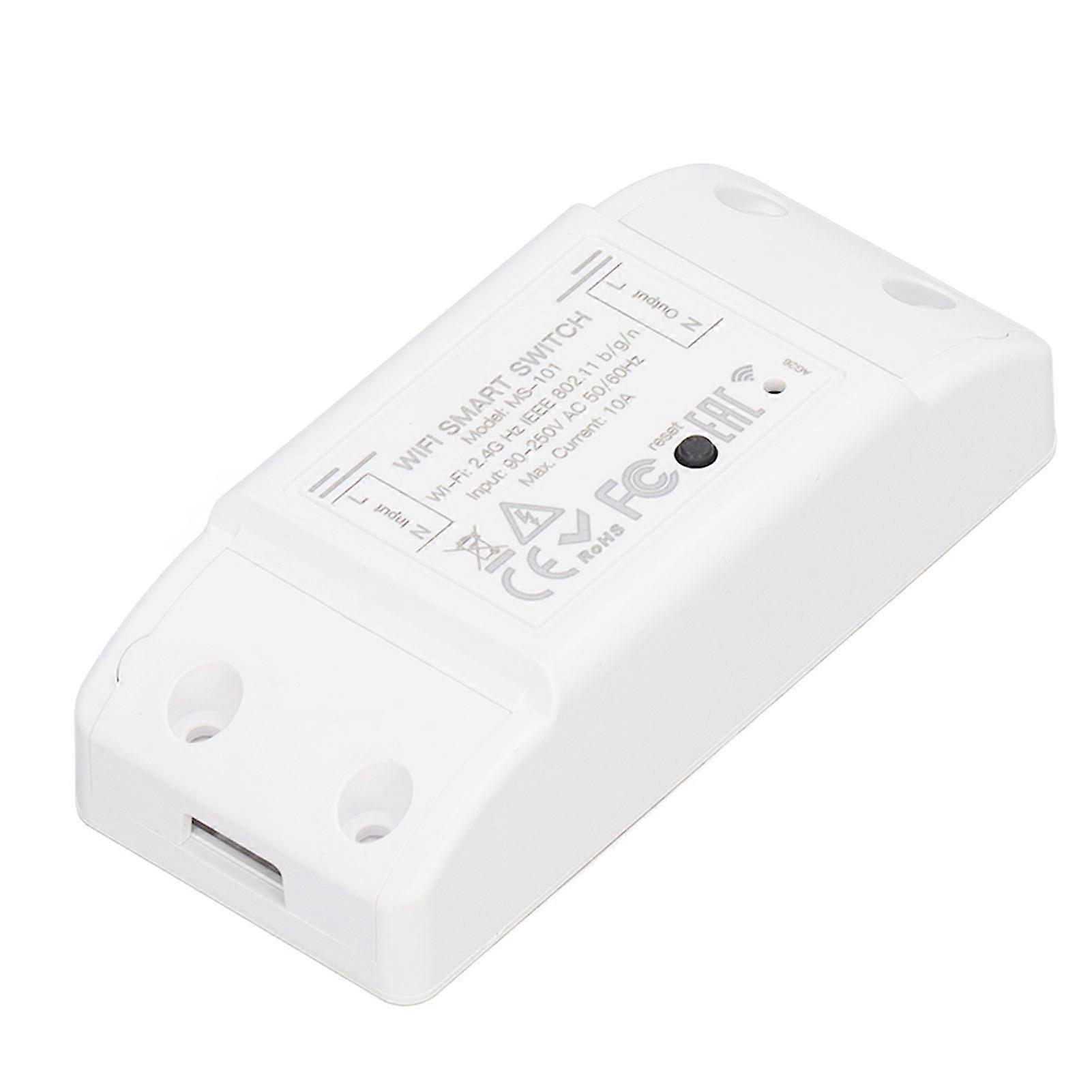 WiFi Switch Module Support Voice Control Timing Smart Devices On Off Control Module for Tuya APP 220W 10A 90‑250V