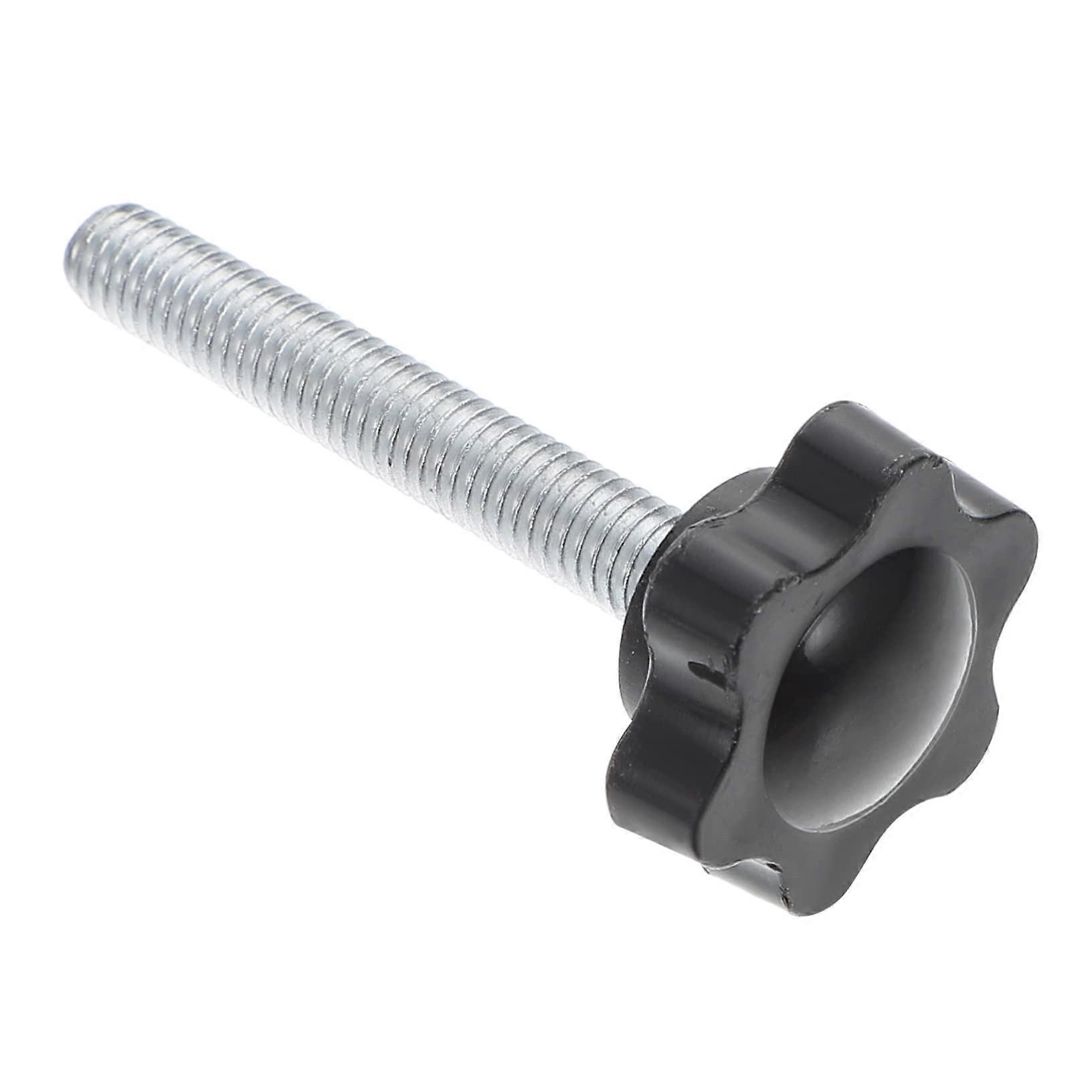Track clamp screw knob ergonomic hexagon knob handle installation for faux furniture and sliding doors