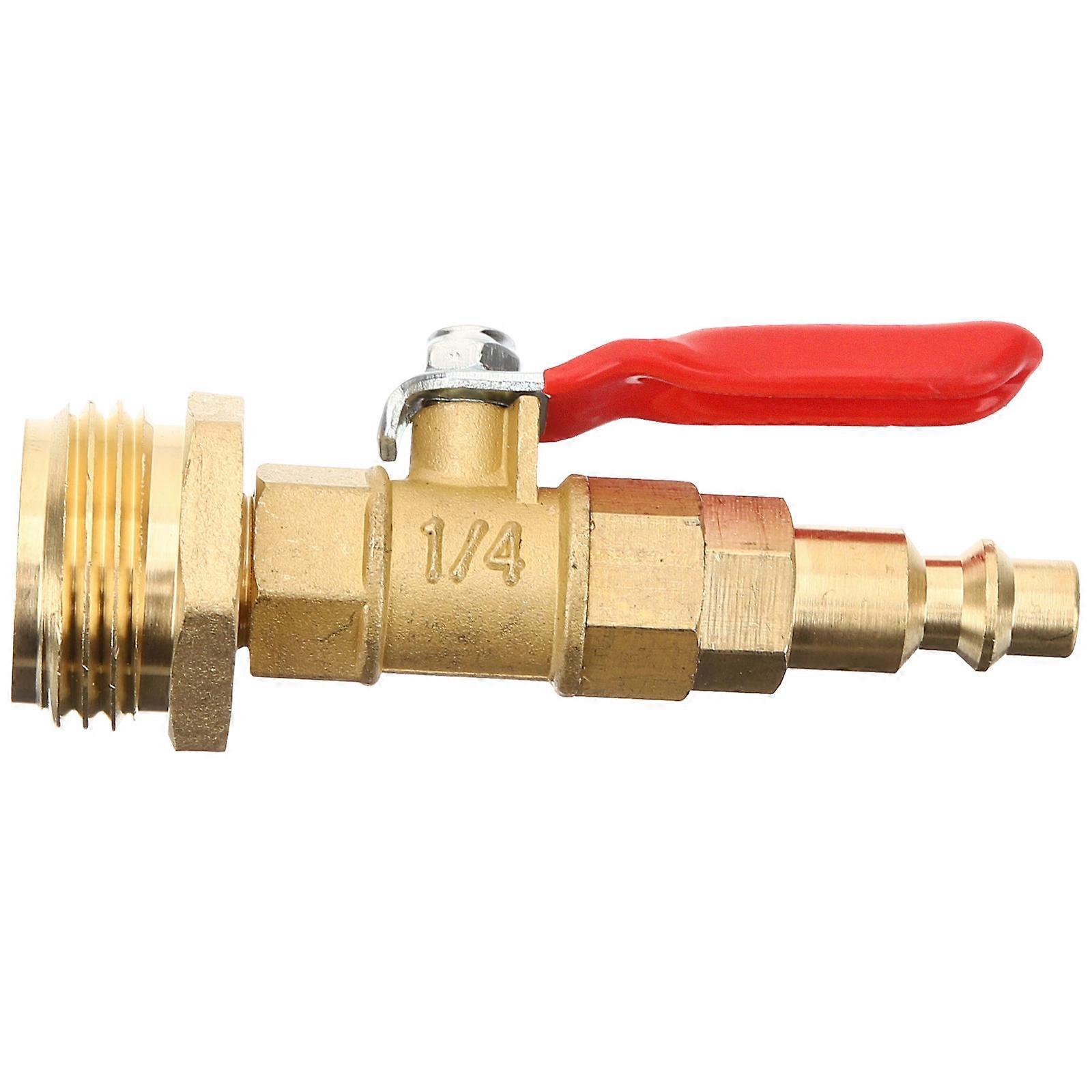 Brass Winterizing Adapter for Home Use Durable Construction with 1/4 Outer Thread