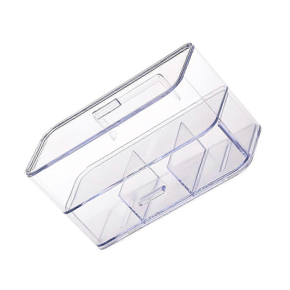 Wall-Mounted Storage Box Clear Wall Mounted Organizer Bathroom Use Drawer Type Material 24.5X13.5X10.5CM 1Set