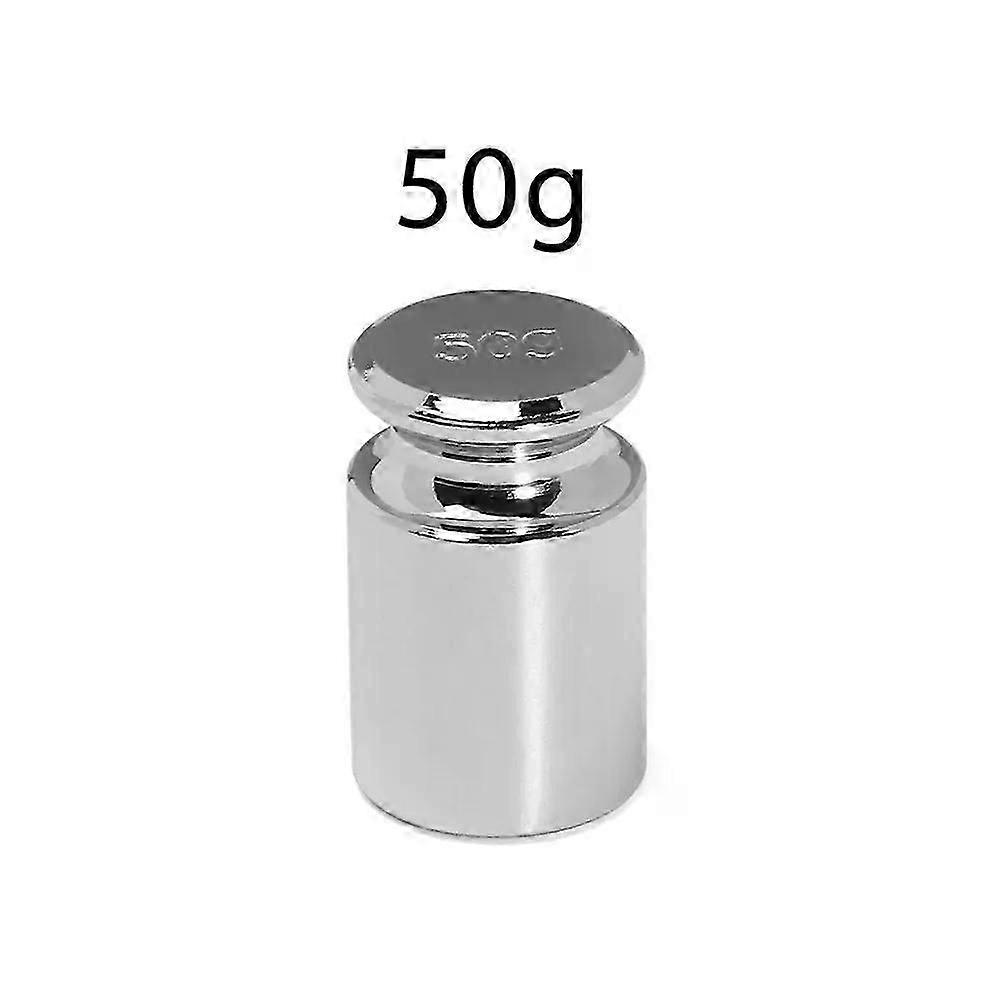 Accurate Calibration Set Stainless Steel Weight Chrome Plating Scale Weights Set Fit For Home Kitchen Tool 1/2/5/10/20/50g/100g