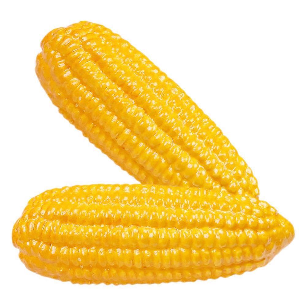 Artificial Corn Decors Simulated Corn Props Family Members Gift Lightweight 2Pcs