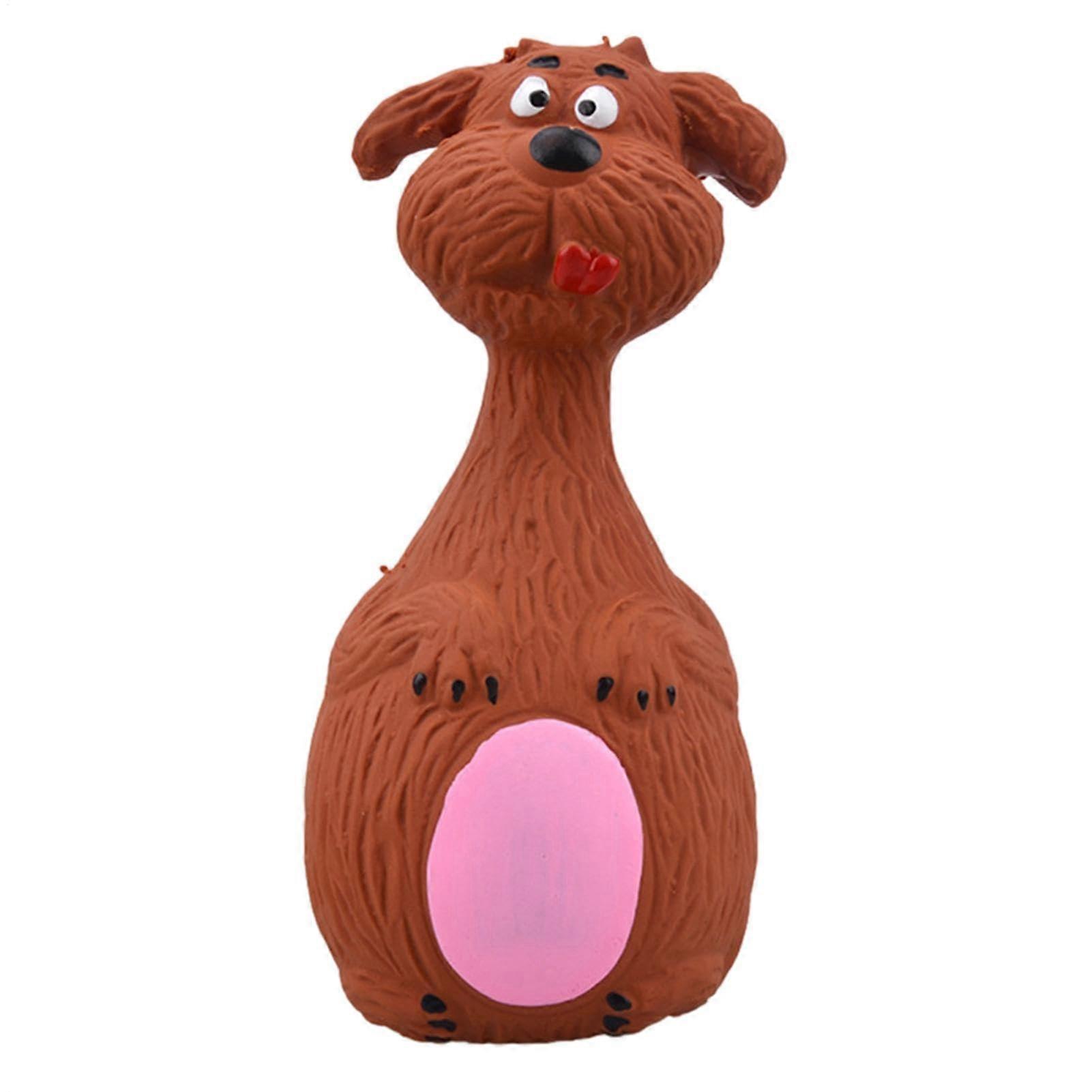 Latex dog toys, squeaky dog toys aggressive chew toys interactive toys in the shape of bolas for puppies, training toys.