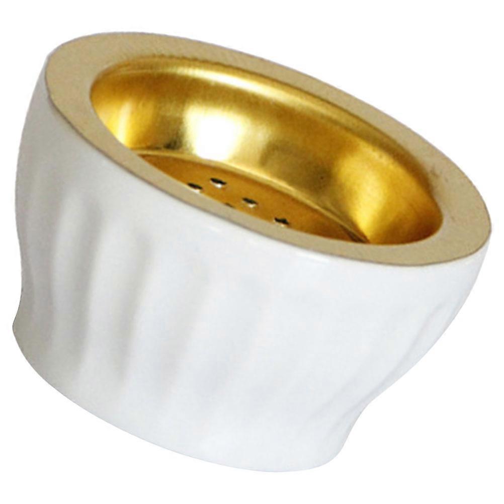 Here's a polished and engaging product description based on the title you provided:
**Elegant White Incense Burner Censer Holder – Lightweight
