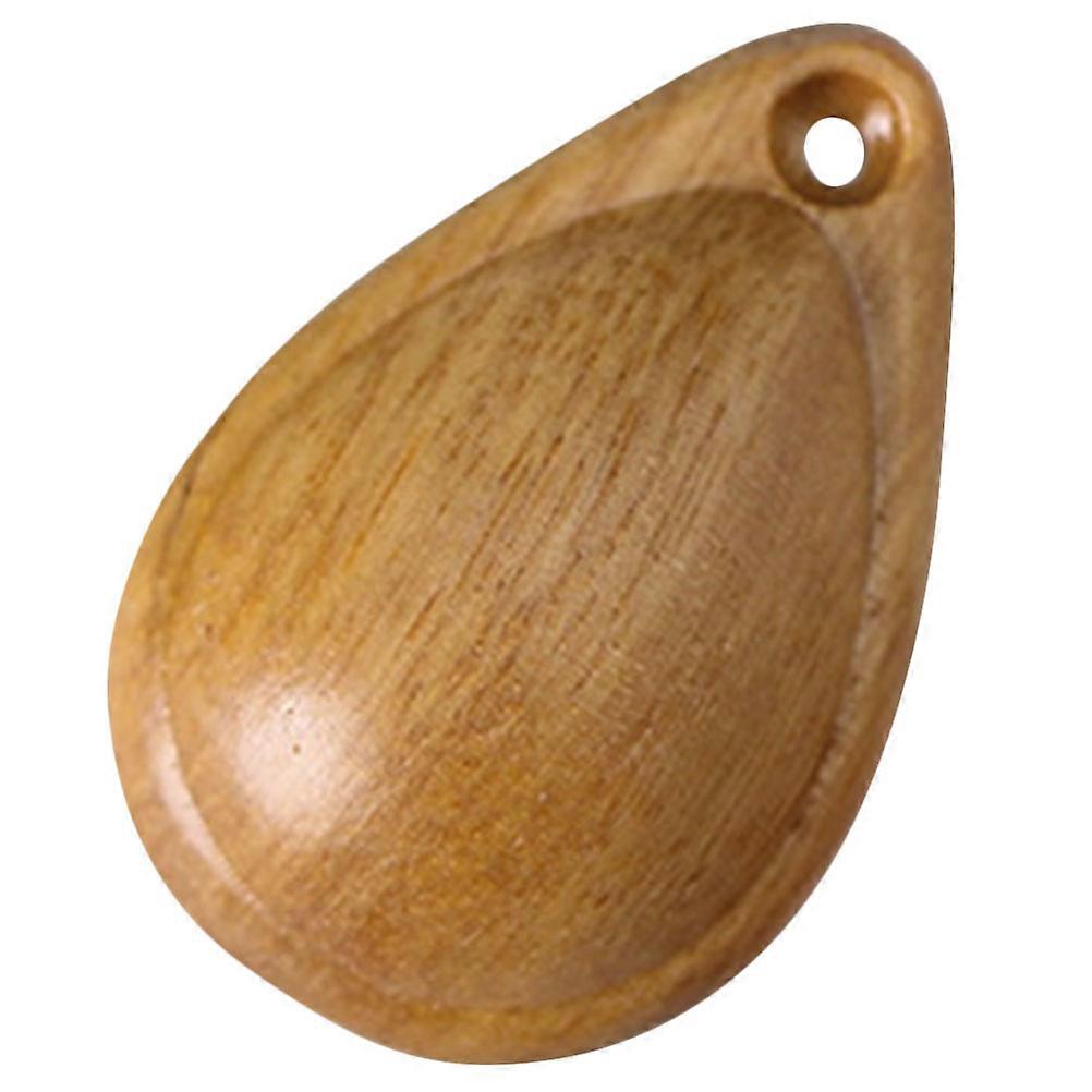 Water Drop Pendant Ornament Light Brown Keychain Decoration with DIY Versatility