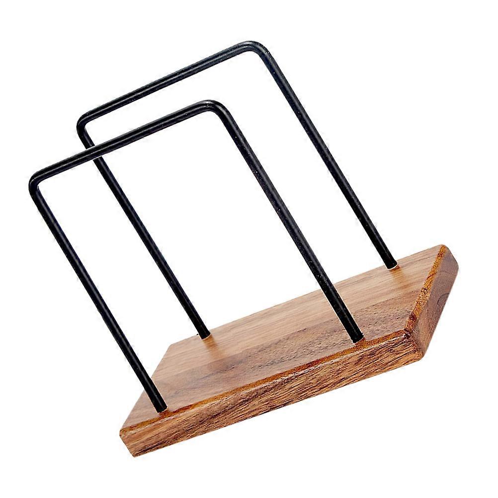 Brown Iron Napkin Holder for Kitchen and Dining with Construction and Stylish Design Fits
