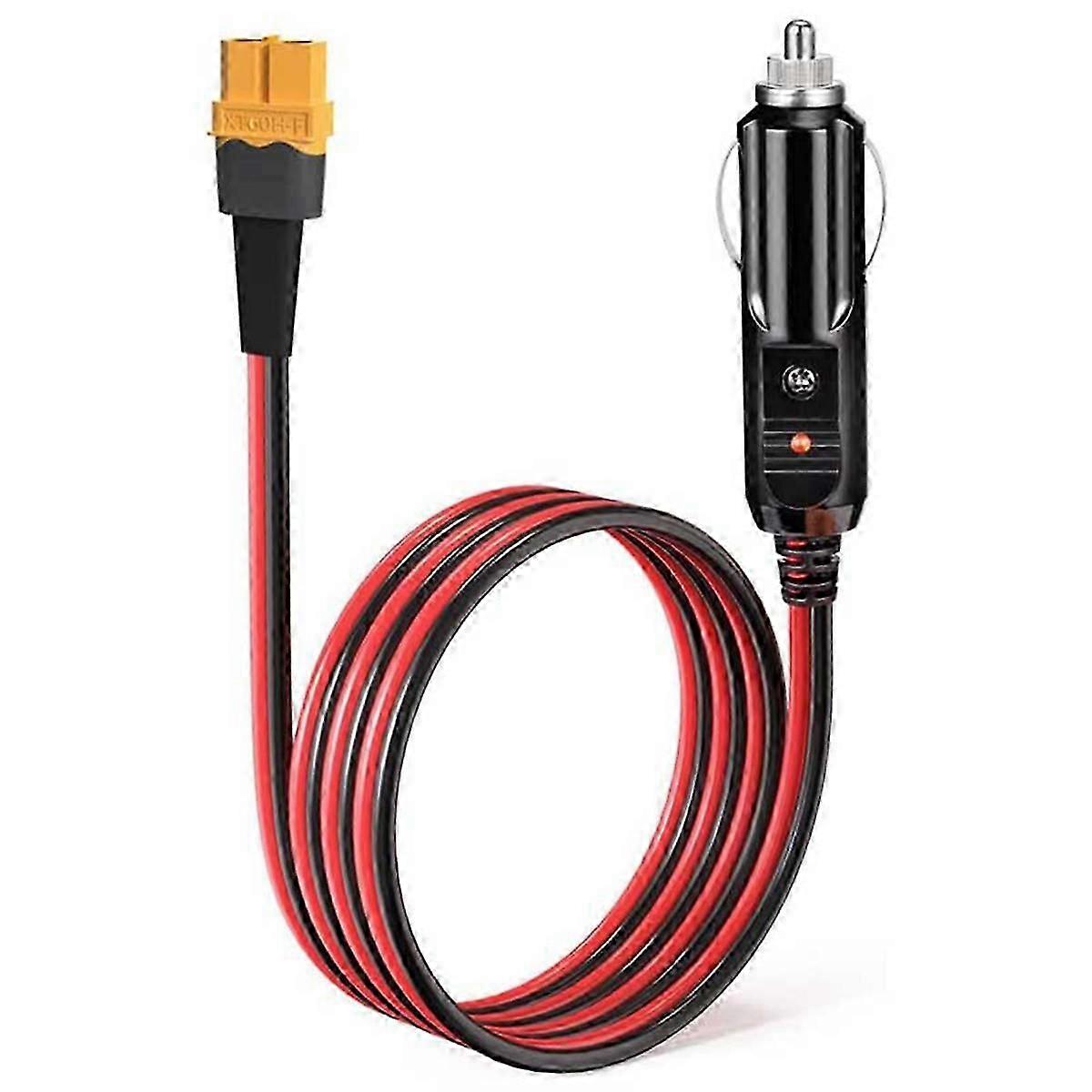 Car Cigarette Lighter to XT60 12V 24V Charging Cable for ALLPOWERS