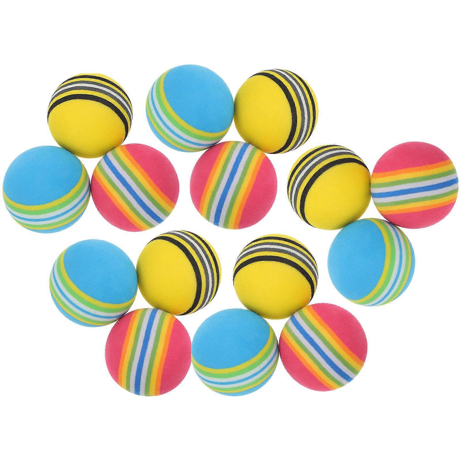 30pcs Colorful EVA Soft Foam Practice Balls for Golf Training, Pets Exercise & Indoor Sports – Enhances Grip Strength, Dexterity & Stress Relief