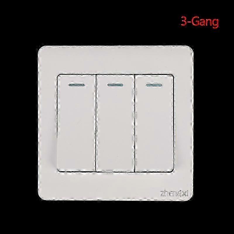 2025 Wall Switch 1/2/3/4 Gang 1Way Button Wall Light Switch On/Off Button