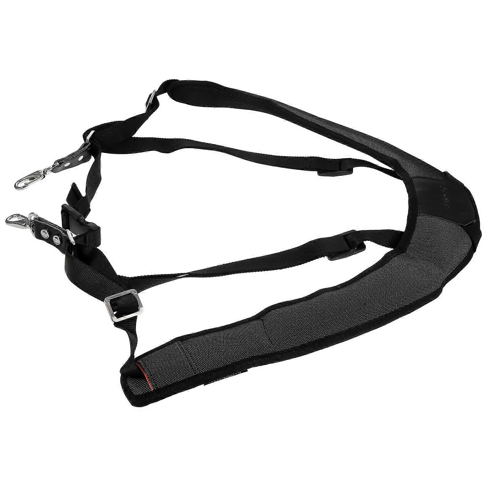 Musical Instrument Shoulder Strap For Drum Players 45X7.5X3CM Black Replacement For Damaged Straps 1Pack