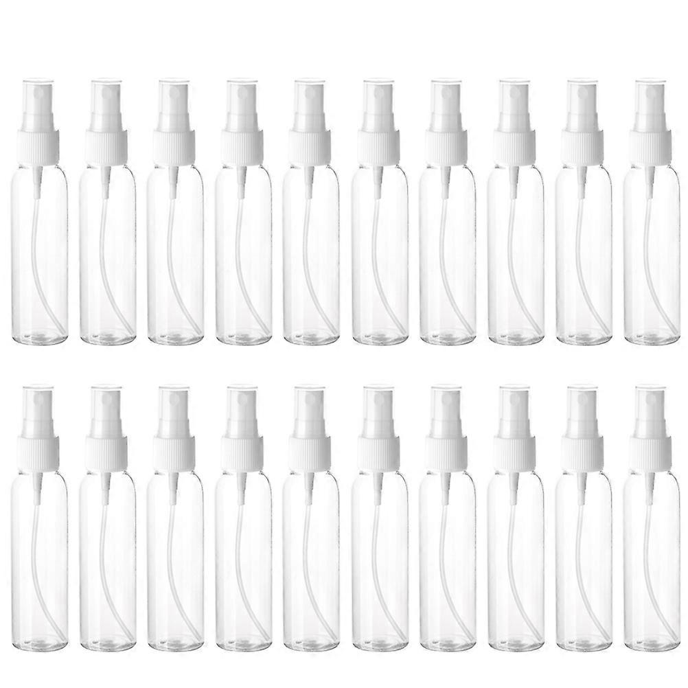 Portable Refillable Spray Bottles for Storage Use Made of Safe Durable Plastic White Color 60ML