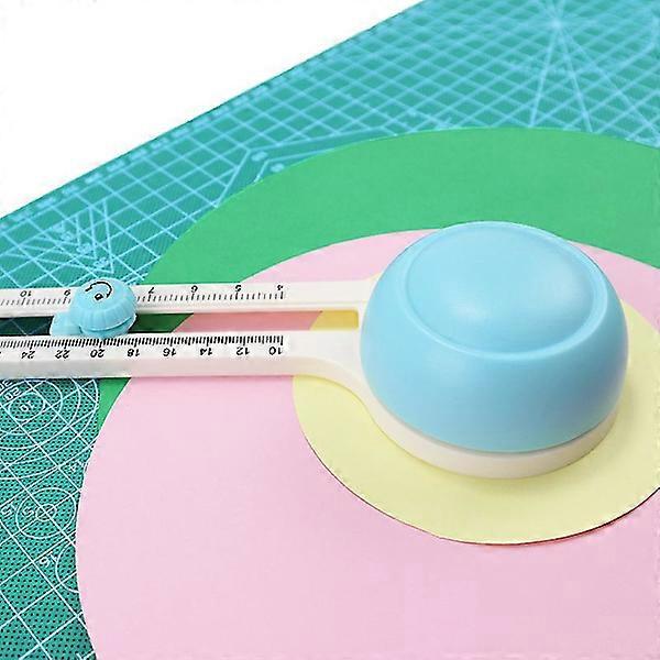 Circular Paper Cutter Rotary Circle Cutter Manual Round Cutting Tool Paper Trimmer Scrapbooking Tool With Replacement