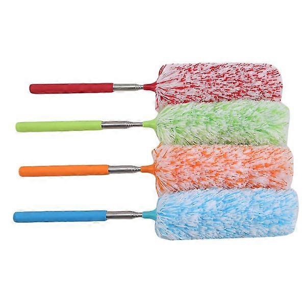 4 pcs Microfiber Duster, Microfiber Hand Duster Washed Microfiber Cleaning Tool Extendable Dusters for Office, Car