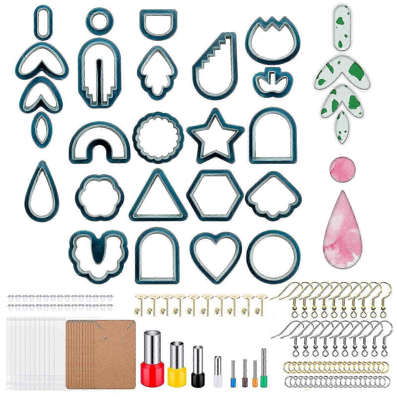 Veelzijdige Polymeerklei Snijders Set - 142-delig assortiment voor creatieve knutsel- en doe-het-zelf projecten