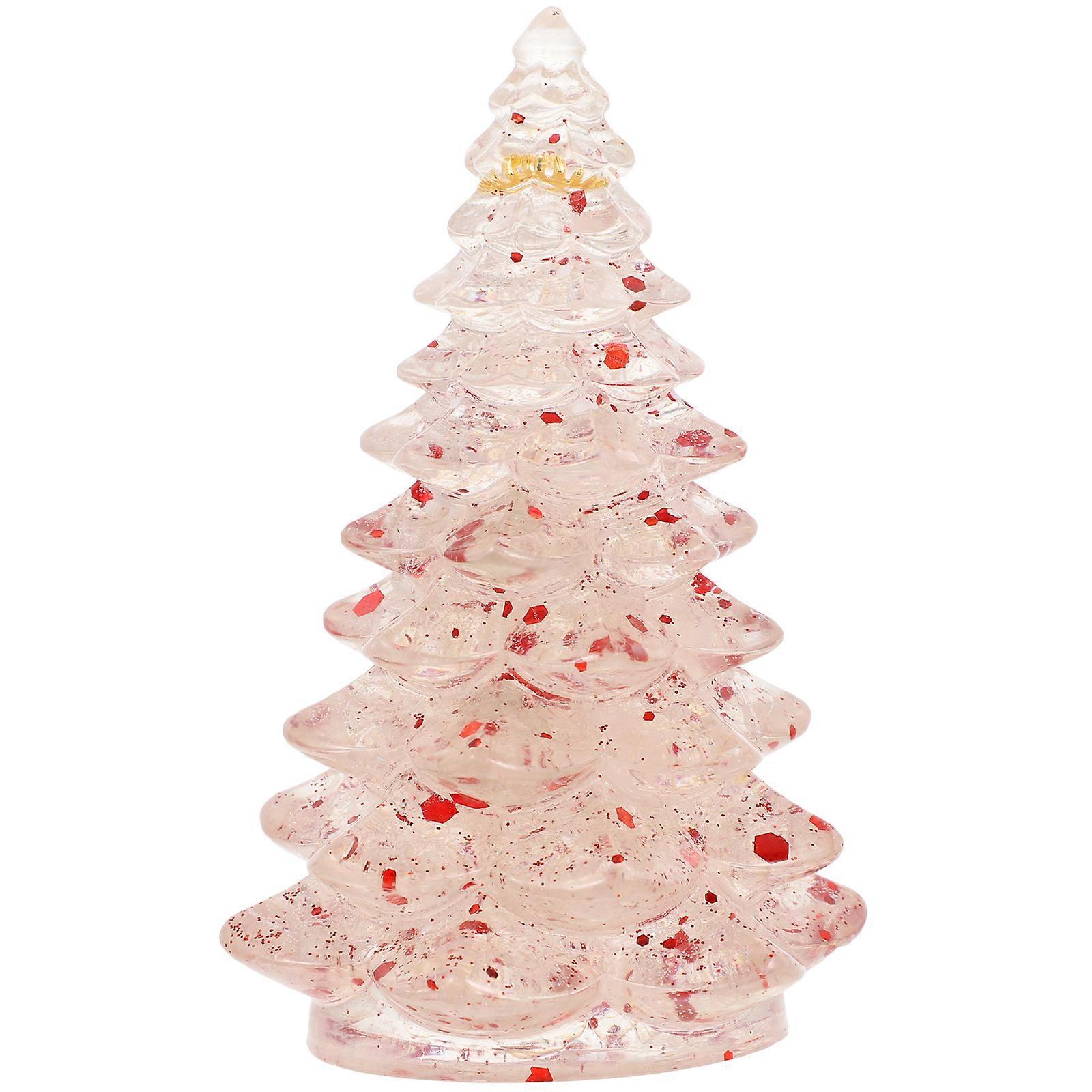 Tabletop Christmas Tree Decoration Tree-shaped Craft For Home Decoration Multi Material 1Set