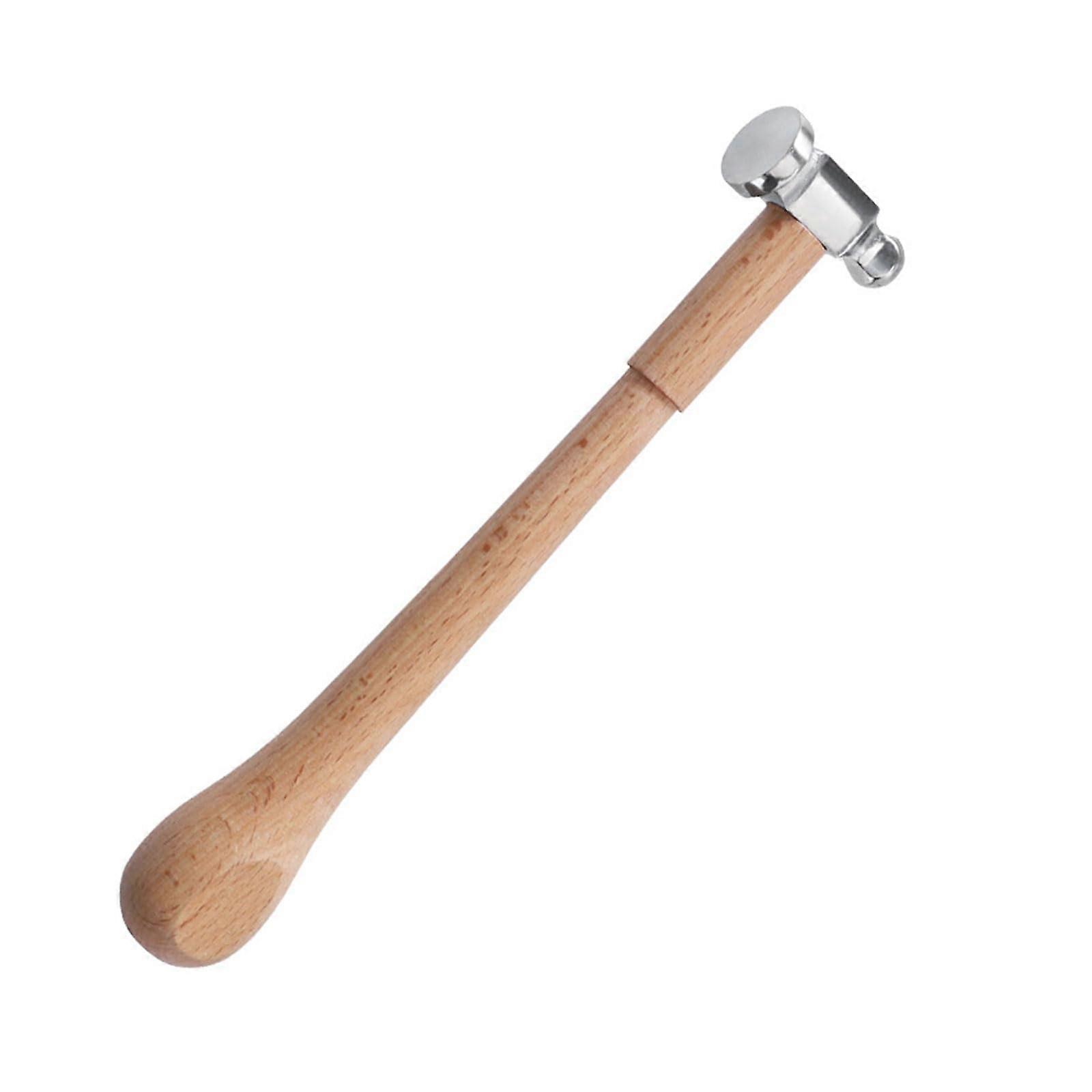 Peen Hammer With Wooden Handle, Striking Peen Tool, Shock Reduction, Vibration Dampening