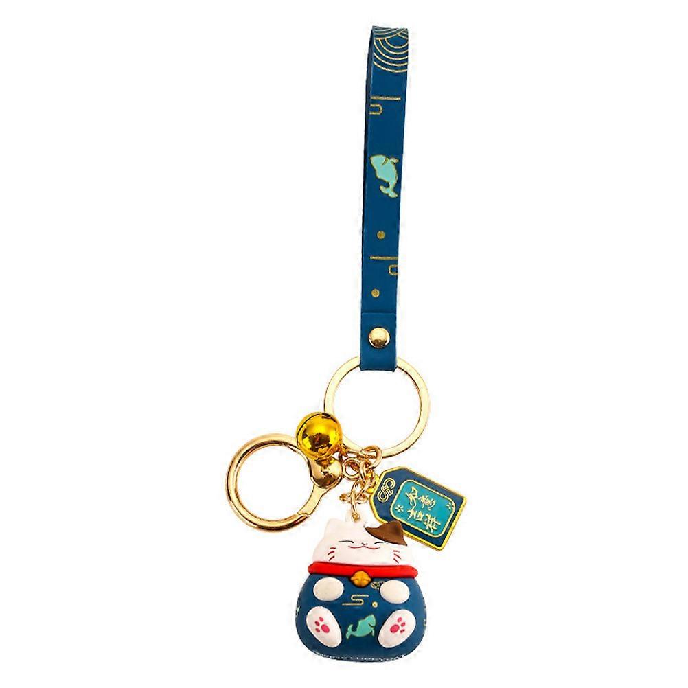 Compact Keychain Bag Ornament 1Pack For Coworkers In Assorted Color With Cute Cartoon Cat Shape And Durable Functionality