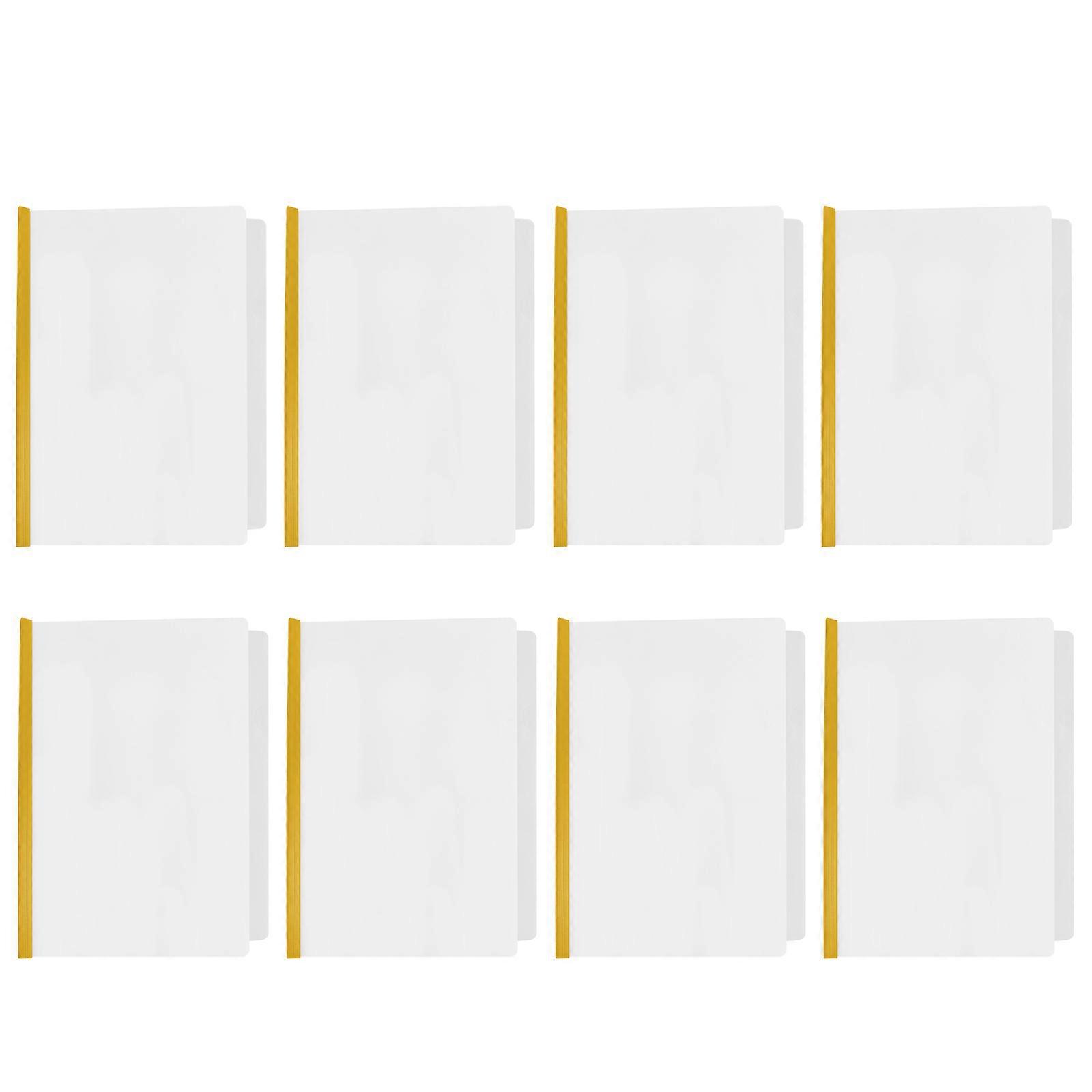 10Set Plastic File Draw Rod Folders For School And Document Storage