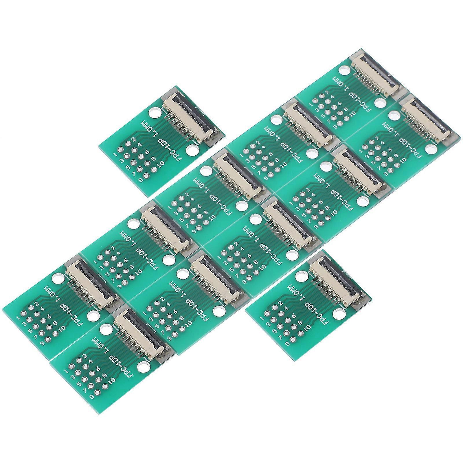 FPC Connector Adapter For Compatibility With Various Cables 2.60X2.00X0.40cm Rectangular Shape 10Pcs