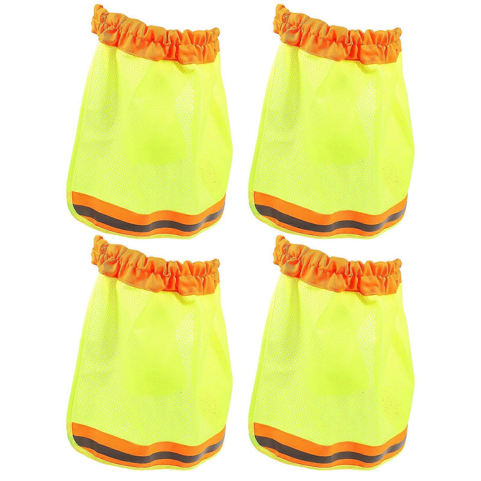 Reflective Sunshade Designed For Construction Workers Offering UV Protection In Multi Color 4Pcs