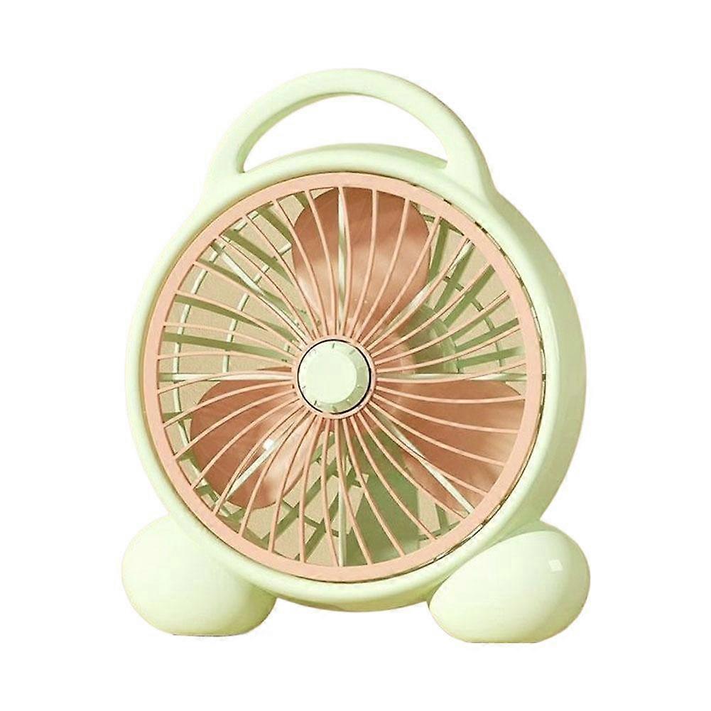 Electric Fan Desktop Flip Fan Light Sound Desktop Fan Bed Fan Dormitory