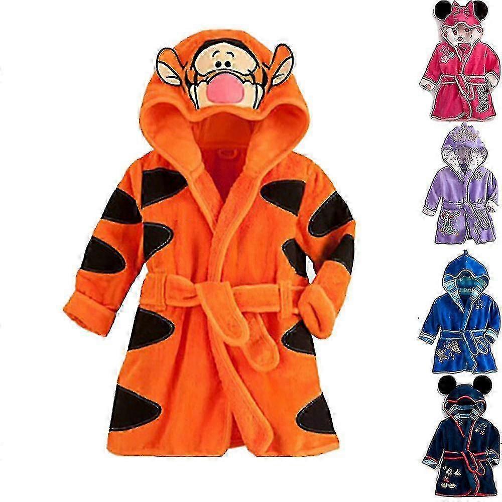 Gyerekek kapucnis gyapjú fürdőköpeny köntös meleg házikabát wrap hálóruha