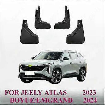 Aplica-se a Para Geely Atlas 2023 2024 Boyue Emgrand Guarda-lamas Guarda-lamas Splash Flap Acessórios para Carro