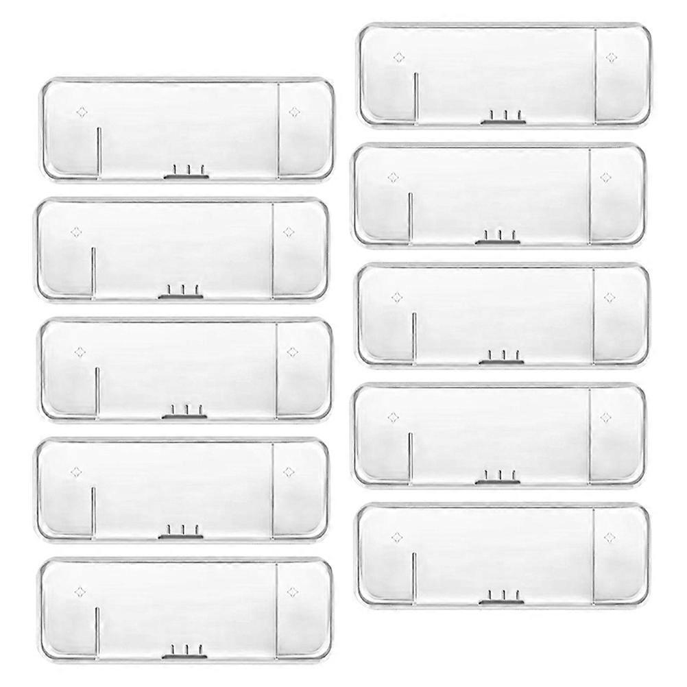 Manual Storage Box in Transparent Plastic for Safe Travel and Easy Organization 10pcs Small