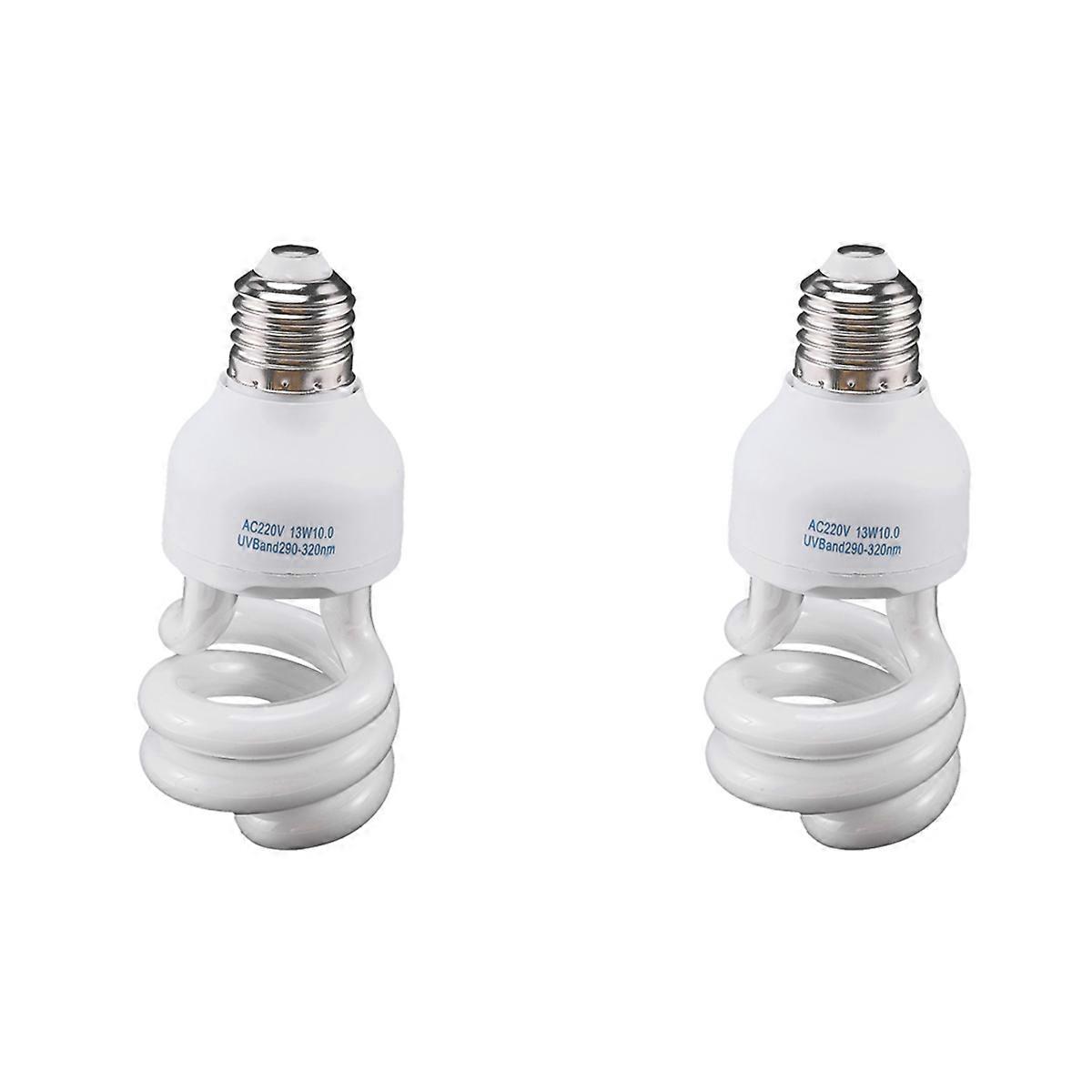 Uvb 13W Reptile Light Bulb Uv Lamp Vivarium Terrarium Tortoise Turtle Snake Pet Heating Light Bulb 2